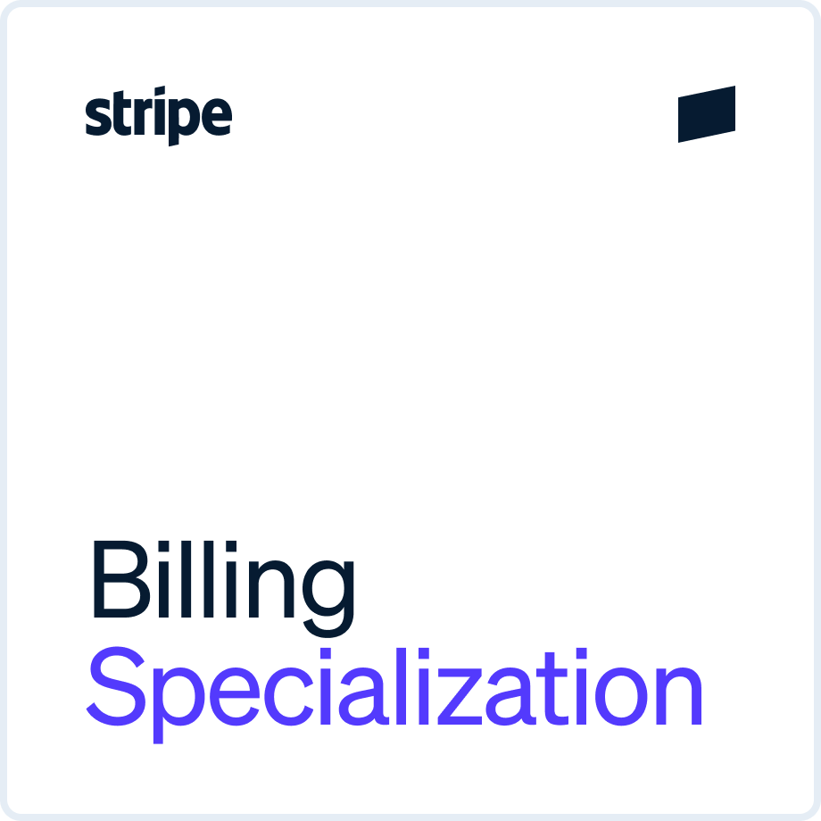 Stripe Billing Specialization